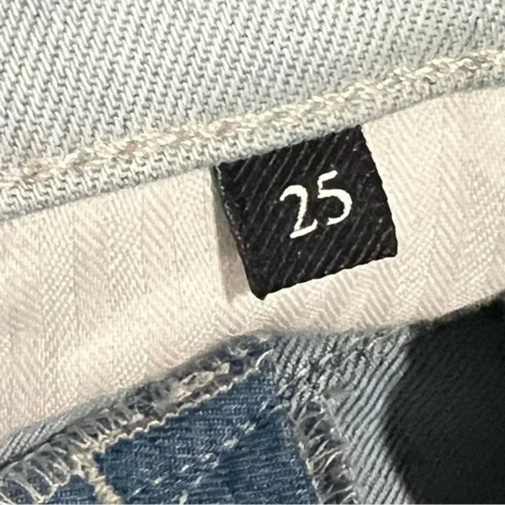 7 For All Mankind Easy Boot 25 High Rise 34" Light Wash - Picture 9 of 10